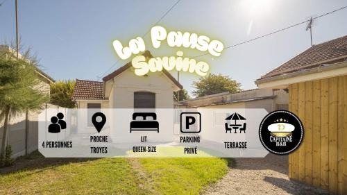 Sainte-Savine Apartamento | La Pause Savine - Proche Troyes - 4 pers
