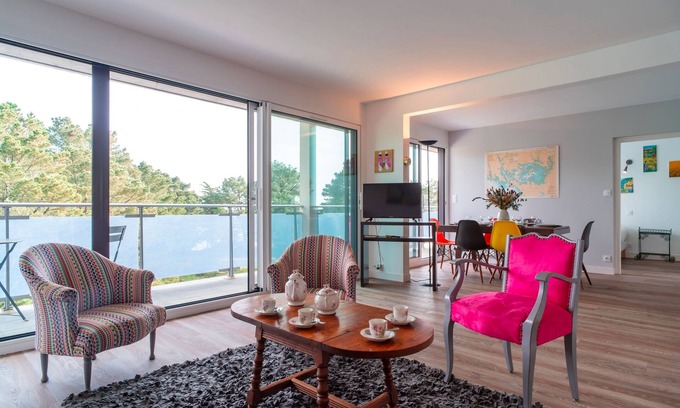 Saint-Philibert Apartamento | La perle de Men Er Beleg - Appt vue mer de 167m²