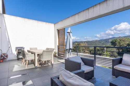 Verghia Apartamento | La Plage d'Argent - Vue mer et montagne