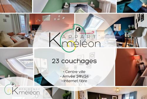 Republique Apartamento | La Résidence K-méléon- Hyper centre , 23 couchages