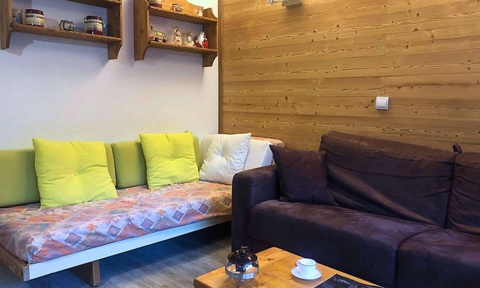 Les Avanchers-Valmorel Apartamento | Valmorel, aldea Planchamps, 2 habitaciones, capacidad para 5