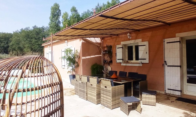 Esparron-de-Verdon Villa | Villa-Exclusivo-Baño con ducha-Vista al campo