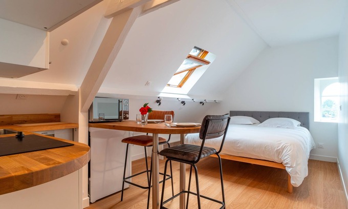 Benodet Apartamento | La Timonerie - Studio climatisé à Bénodet, vue mer