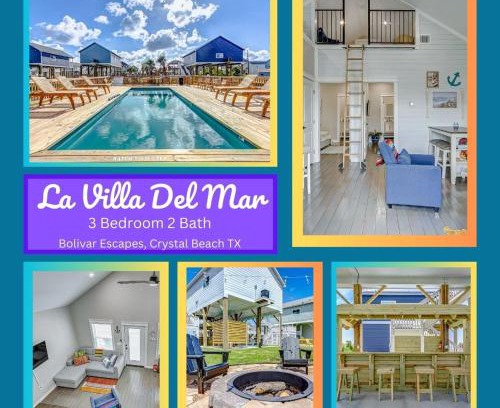Port Bolivar Casa | La Villa del Mar by Bolivar Escapes