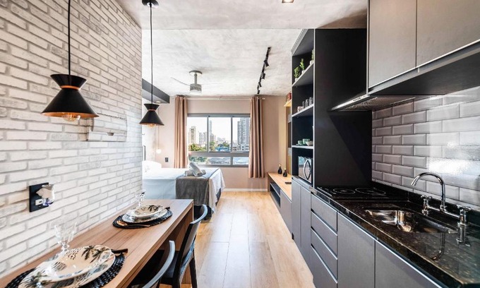 Tatuape Apartamento | LA6 Studio Charmoso com Acesso Fácil ao Metrô