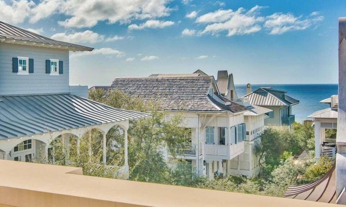 Rosemary Beach Casa | Lady Martinique | Exquisite 5 Bedroom with Private Pool, Outdoor Fireplace