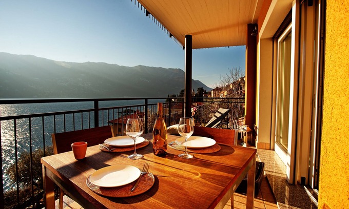 Laglio Apartamento | Casa contemporánea Laglio con maravillosas vistas al lago