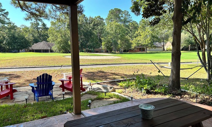 April Sound Casa | Lake Conroe: Golf Course Views + Pool Access in Private Resort Community