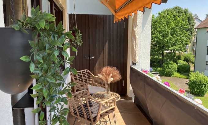 Eriskirch Apartamento | Lake Constance very close: Cute little gallery apartment in Eriskirch-Schlatt