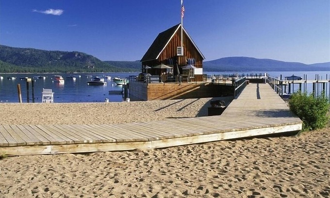 Chamberlands Cabina | Lake Tahoe - Cámaras playa privada, piscina y tenis Membresía