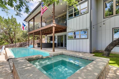 Leander Casa | Lake Travis House with Private Dock, Pool and Hot Tub!
