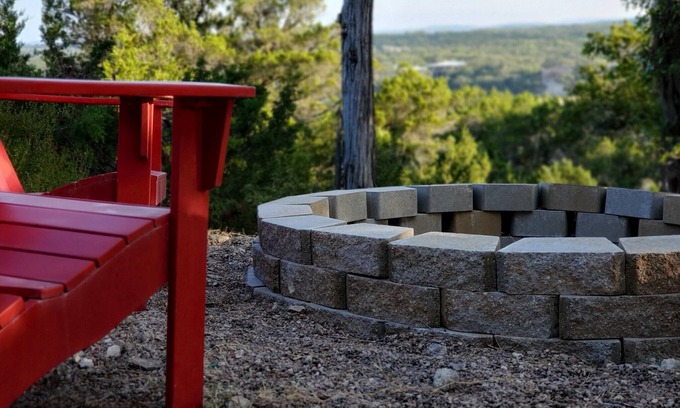 Lakewood Estates Casa | Lake Travis Treehouse Sanctuary - lake & hill country views - fire pit- hot tub