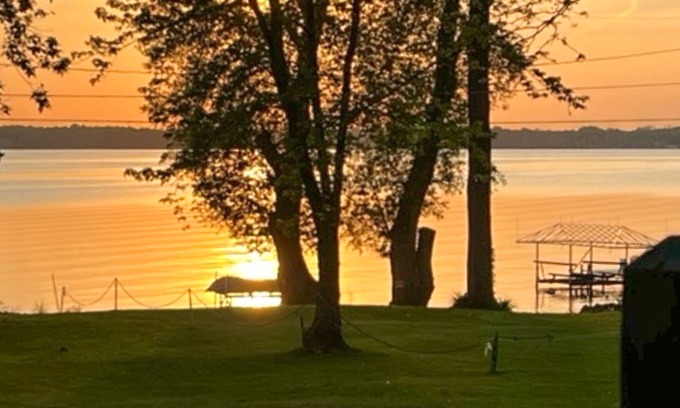 Cayuga Casa | Lake-view retreat with dock access, firepits, & large yard