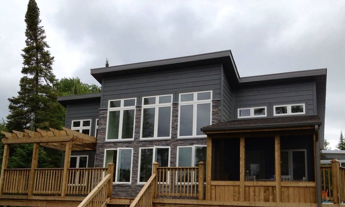 Northern Ontario Cabaña | Cottage Lakefront en Hermosa Bajo Negro Sturgeon Lake