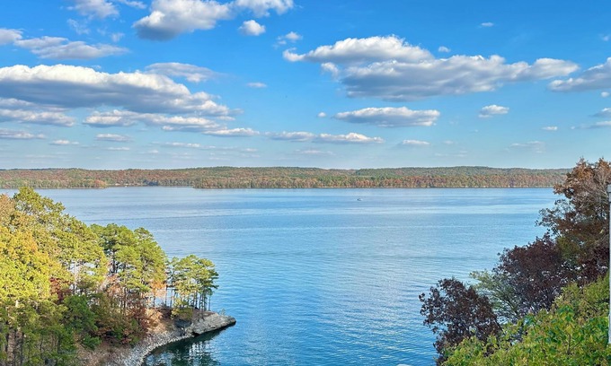 Counce Villa | Lakefront Estate w/ sensational views, boat slip, & pool. 3 mi to State Park