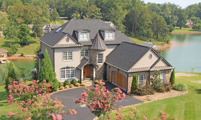 Penhook Casa | Lakefront Exclusive French Tudor Castle. 8400 sf. Nicest property on SML!