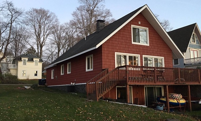 Dewittville Casa | Hermoso Retiro frente al lago en Historic Point Chautauqua