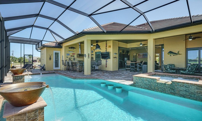 Burnt Store Casa | Lakefront Home w/ Private Dock in Cape Coral!
