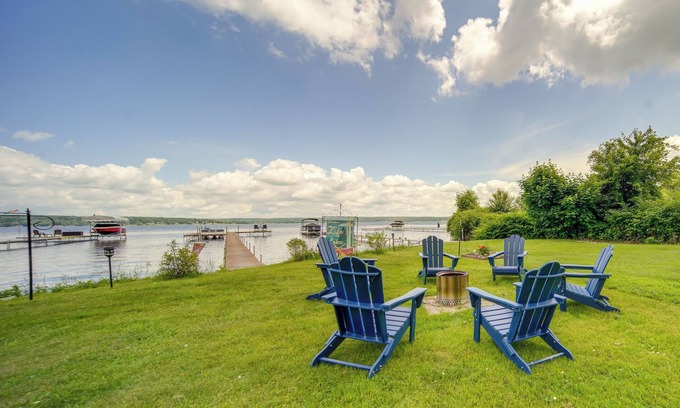 Chautauqua Casa | Lakefront Mayville Cottage w/ Dock & Grill!
