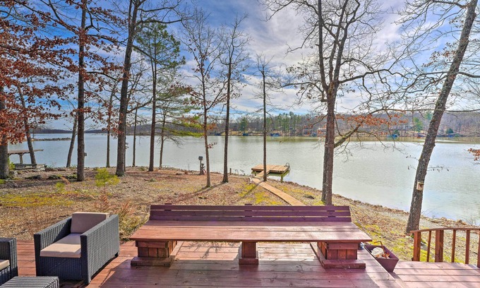 Myrtle Casa | Lakefront Vacation Rental w/ Deck & 2 Docks!