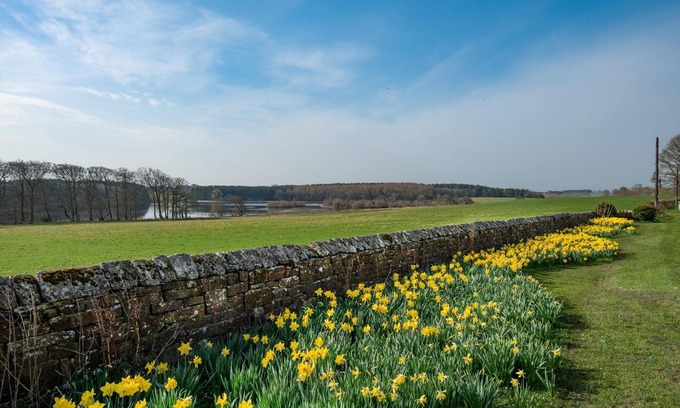 Capheaton Cabaña | Lakeside Cottage, Alice in Capheaton, Northumberland - sleeping 4 guests in two bedrooms