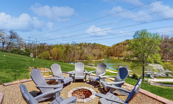 Caryville Casa | Lakeside home with private dock, stunning views & relaxing outdoor space