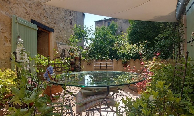 Forcalquier Casa | Large 17th century townhouse in centre of Forcalquier with terrace and views