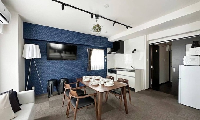 Hiroshima City Centre Apartamento | Large 2BR Apt City Center for 10 Ppl NAGOMI 801