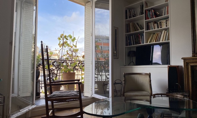 Val-de-Grace Apartamento | Large bright and quiet flat with large balcony, in the heart of the 2024 Olympic