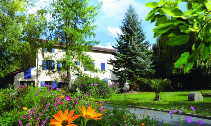 Neuville-sur-Saone Casa | Large character house for 14 people with swimming pool, terraces and garden.