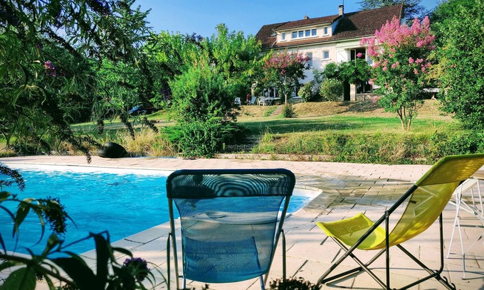 Puybrun Villa | Casa grande y cómoda en una bonita parcela, vistas excepcionales