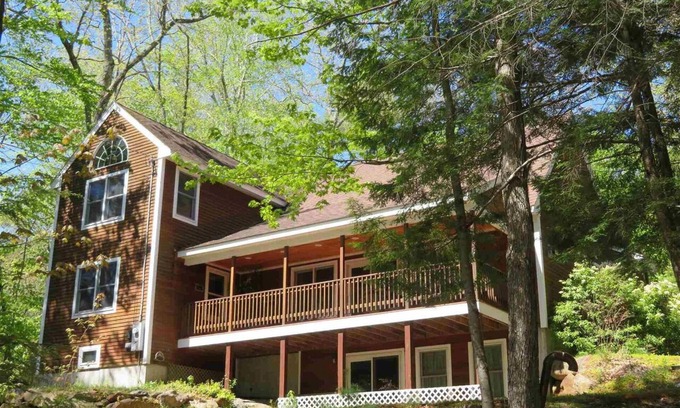 Holderness Casa | Large Family Home with Beach & Dock on Squam Lake