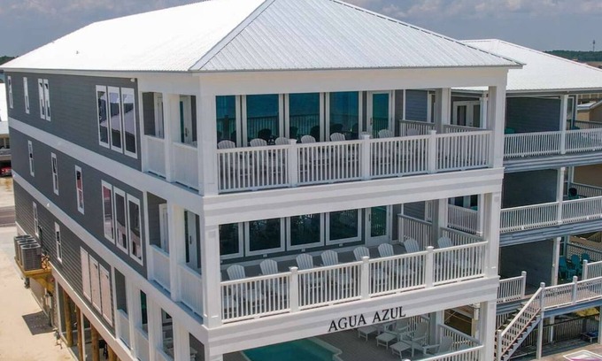 Gulf Shores Casa | Large Group Friendly West Beach Home w/ Pool & Boardwalk, Agua Azul by Kaiser Vacations