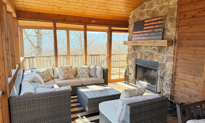 Baker Casa | Large Hillside Cabin in Lost River - 3 Bed, 3 Bath, Hot Tub, Sprawling Decks