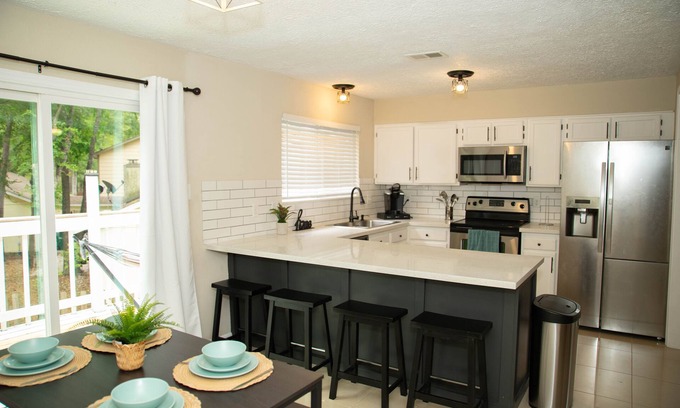 Grogan's Mill Casa | Large House for Corporate Retreats with EV Charger