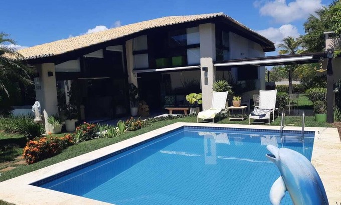 Jenipabu Casa | Casa grande, comunidad cerrada en Guarajuba, con piscina, barbacoa !!!