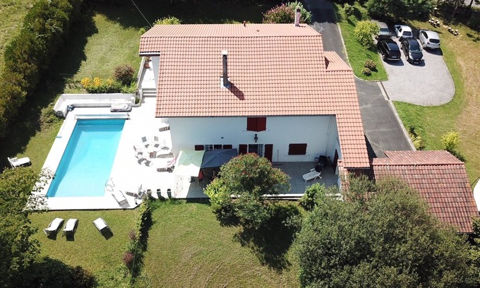 Lahonce Villa | Casa grande, de pie, piscina tranquilitée cerca del mar Biarritz Anglet