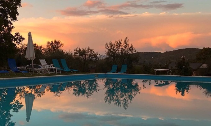 Pieve al Bagnoro Casa | gran piscina privada, hermoso jardín, wifi gratis