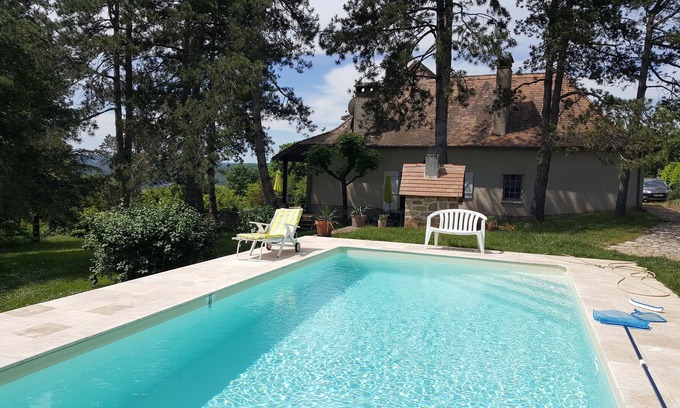 Figeac Casa | Gran casa quercynoise con piscina.
