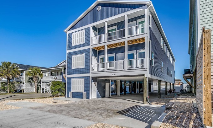North Myrtle Beach Casa | Together Resorts Newest Home duerme 72 Under One Roof teatro / sala de banquetes