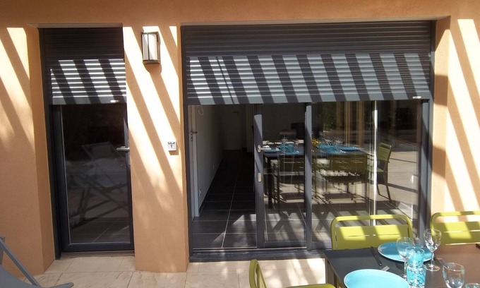 La Capte Apartamento | Large Studio (26m2) with large terrace (17m2) 50m from the sea and beach.