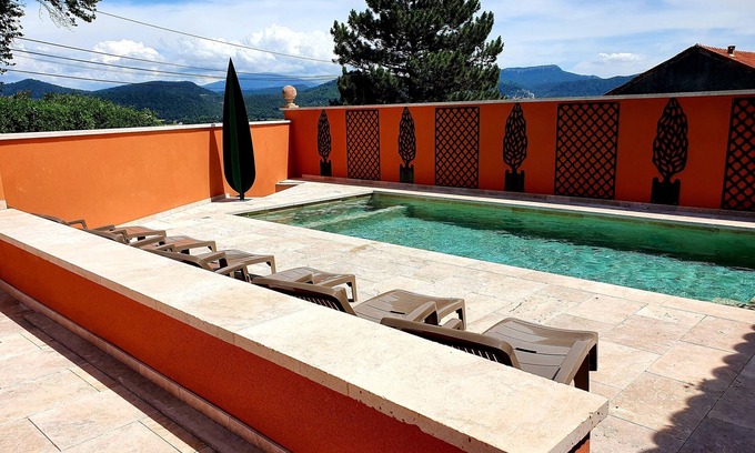 Rasteau Casa | Large village house, heated pool, Ventoux view