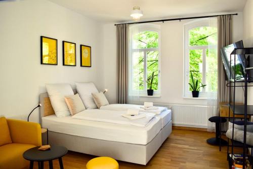 Erfurt Apartamento | Larimar Apartment - Vollausstattung - WLAN - Balkon