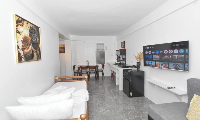 Boracay Island Casa | Cocina de la suite Tropical Garden A 2 minutos de White Beach