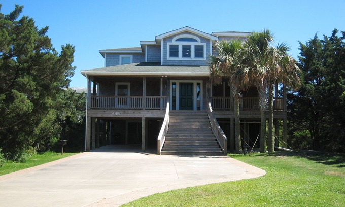 Ocracoke Casa | Última oportunidad clara: casa espaciosa espectacular, sala de pesas, mesa de billar