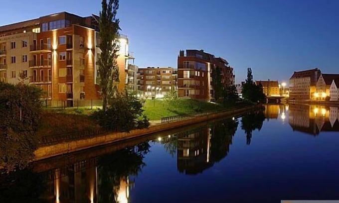 Old Town Apartamento | Lastadia apartamento con una vista al río en el casco antiguo de Gdansk