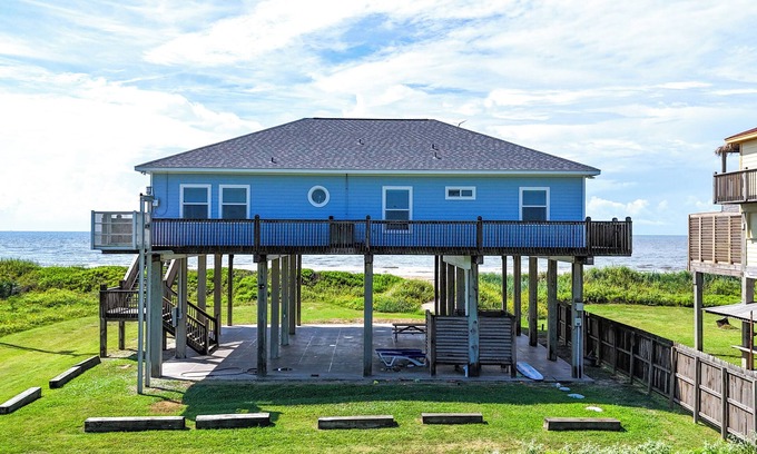 Port Bolivar Casa | Lavender Rays: 4 BR, 2 BA House in Gilchrist, Sleeps 12