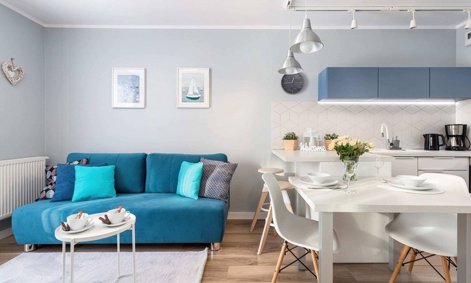 Dziwnowek Apartamento | Leśne Tarasy 35B | Comfortable Apartment | Desk