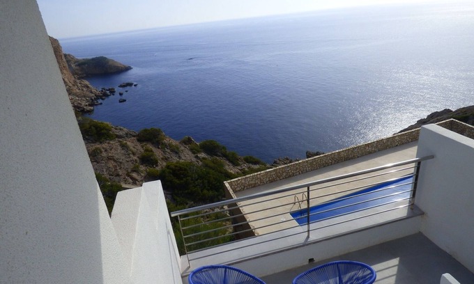 Aiguablava Apartamento | Appart + terraza, gran piscina, con vistas al mar.