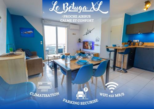 Colomiers Apartamento | Le Beluga XL - Confort et proximité Airbus